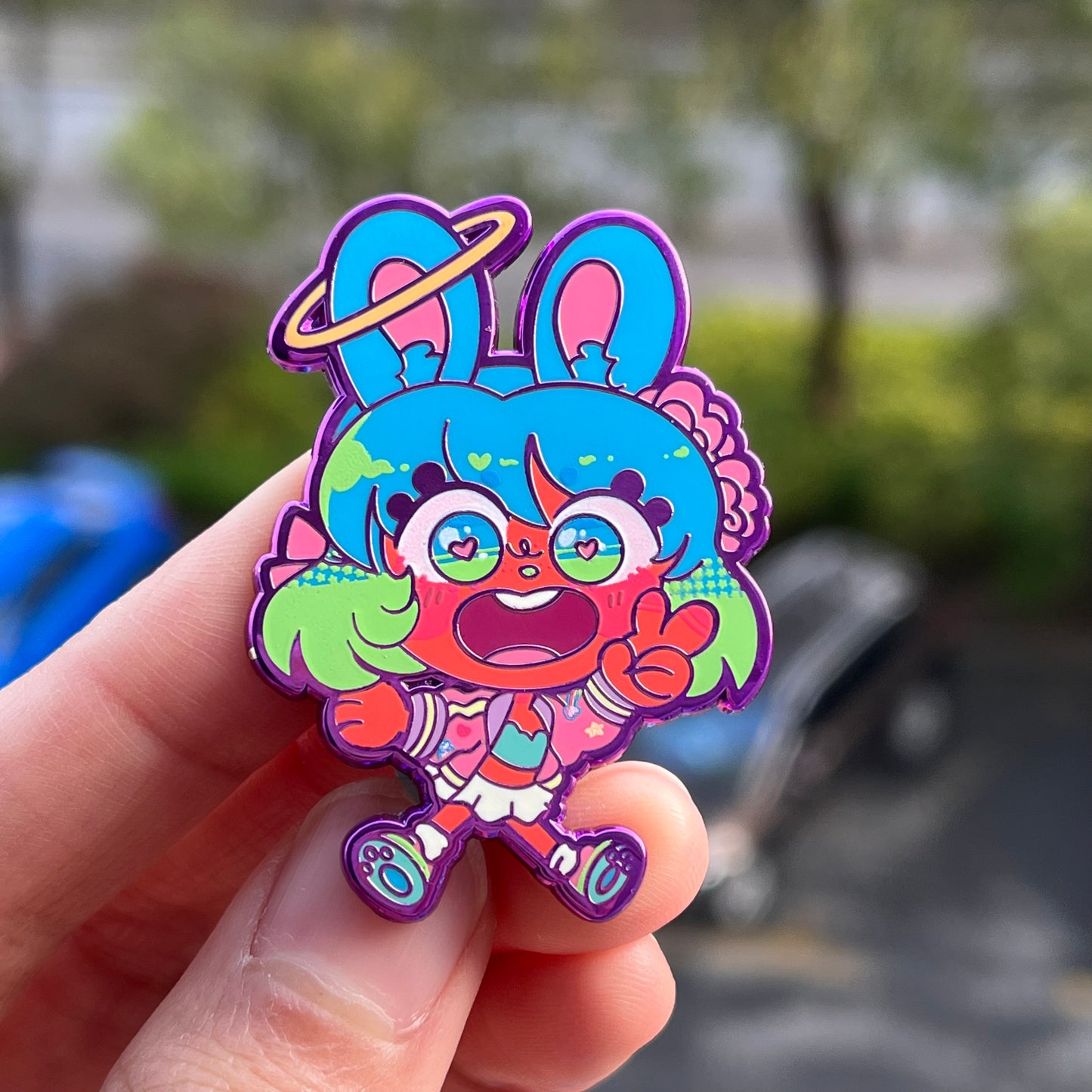 Bunnii Angel Pin